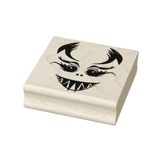 Creepy Face Rubberstempel (Stempel)