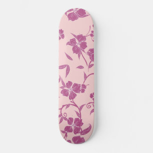 Creepy Flowers Patroon 10 Skateboard