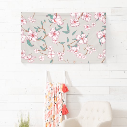 Creepy Flowers Patroon 6 Spandoek (Insitu)