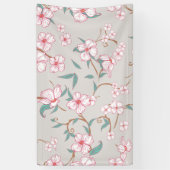 Creepy Flowers Patroon 6 Spandoek (Verticaal)