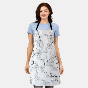 Creepy Flowers Patroon 7 Schort