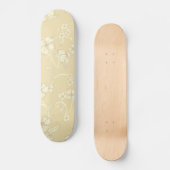 Creepy Flowers Patroon 8 Skateboard (Voorkant)