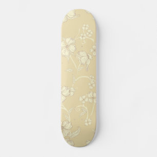 Creepy Flowers Patroon 8 Skateboard
