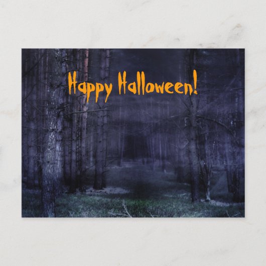 Creepy Forest Briefkaart (Voorkant)