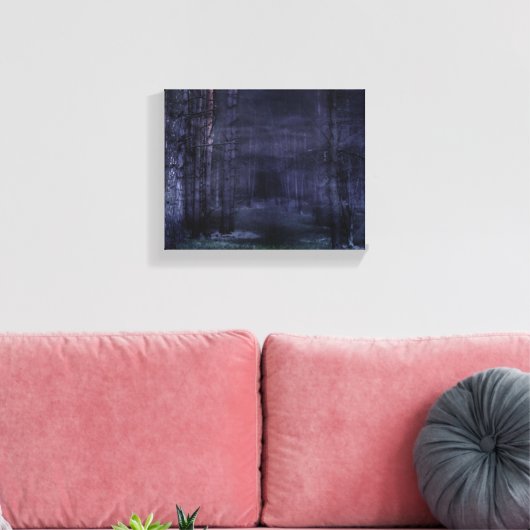 Creepy Forest Canvas Afdruk (Insitu (Woonkamer))