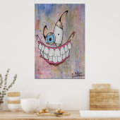 Creepy glimlach poster (Keuken)