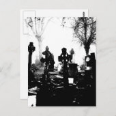Creepy Gothic Graveyard Briefkaart (Voorkant / Achterkant)