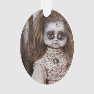 Creepy Gothic Porcelain Doll Victoriaans Gothic Ornament
