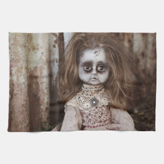 Creepy Gothic Porcelain Doll Victoriaans Gothic Theedoek