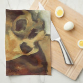 Creepy griezelige schedels  Halloween Theedoek (Quarter Fold)