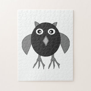 Creepy Halloween Owl Puzzle Legpuzzel