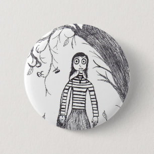 Creepy Halloween Ronde Button 5,7 Cm