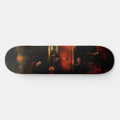 Creepy Halloween Skateboard (Horizontaal)
