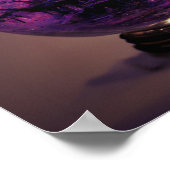 Creepy Halloween Spooky Haunted House Poster (Hoek)