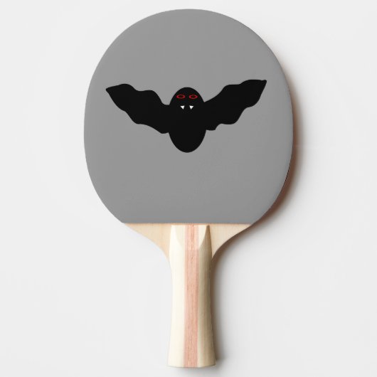 Creepy Halloween Vampier Bat Ping Pong Paddle Tafeltennisbatje (Voorkant)