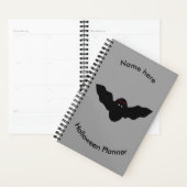 Creepy Halloween Vampire Bat Custom Planner (Display)