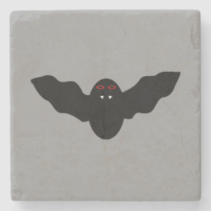 Creepy Halloween Vampire Bat Stone Onderzetter