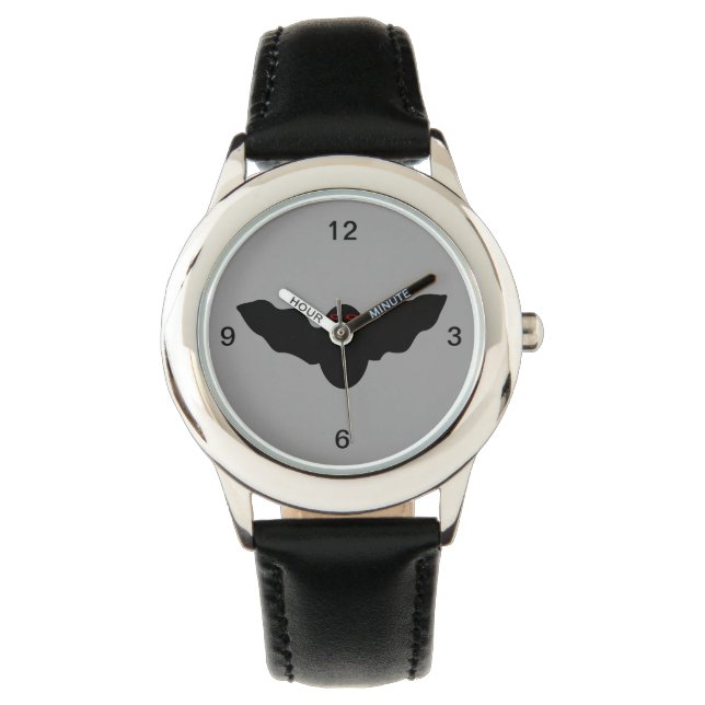Creepy Halloween Vampire Bat Watch Horloge (Voorkant)