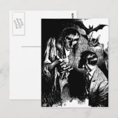 Creepy Horror Creature Nightmare Briefkaart (Voorkant / Achterkant)