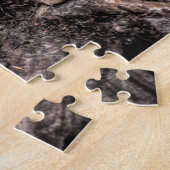 Creepy Horror Skeleton in Sepia Tones Legpuzzel (Zijkant)