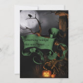 Creepy Iets onzin uitnodiging (Voorkant)