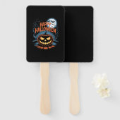 Creepy Jack O� Lantern Halloween Handwaaier (Voorkant en achterkant)