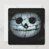 Creepy Jack-o-Lantern Halloween Kaart (Voorkant)