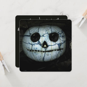 Creepy Jack-o-Lantern Halloween Kaart