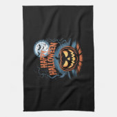 Creepy Jack O� Lantern Halloween Theedoek (Verticaal)
