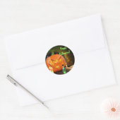 Creepy Jack O'Lantern Halloween Stickers (Envelop)