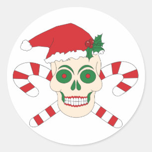 Creepy-Kerst stickers