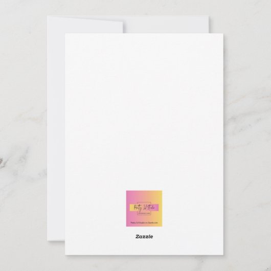 Creepy Kerstman Kaart (Achterkant)