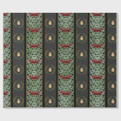 Creepy kerstpapier met bubbels cadeaupapier (Vlak)