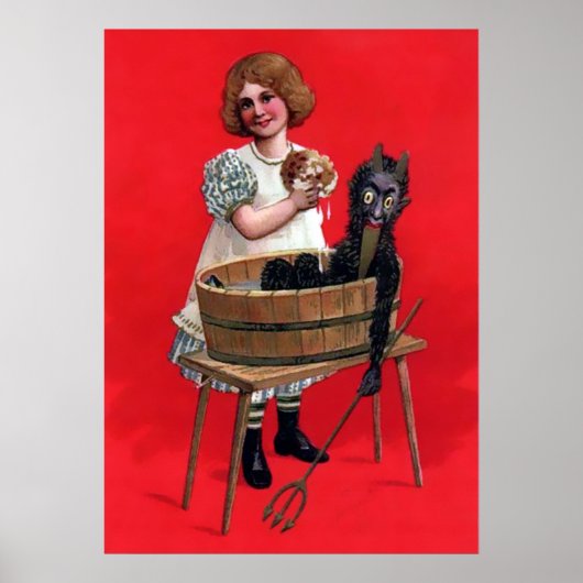 Creepy Krampus Poster (Voorkant)