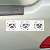 Creepy Me Gusta - Bumpersticker (Op auto)