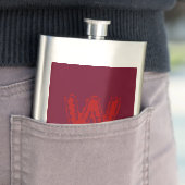 Creepy Monogram rood op rood Flacon (Voorbeeld)