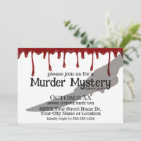 Creepy Murder Mystery Dinner Party
