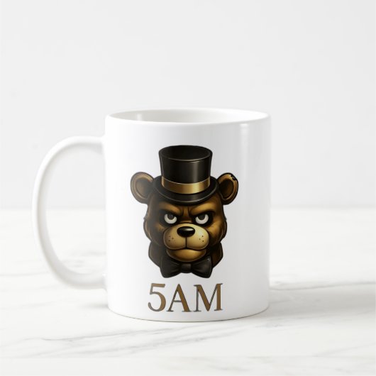 Creepy Night Animatronic Bear Mug (Gauche)
