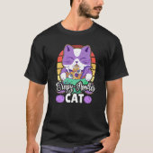 Creepy Noodles Cat T-shirt (Voorkant)