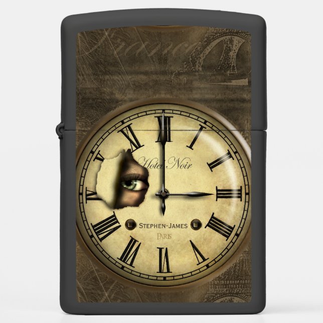 Creepy Paris  Clock Face (Voorkant)