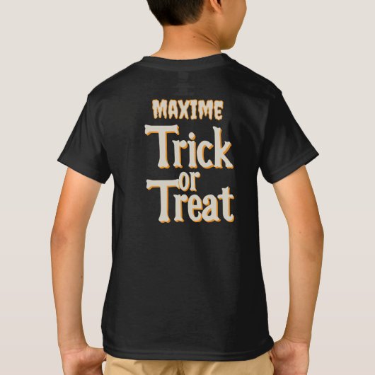 Creepy Pumpkin & Spider Fall Design – Cozy Spooky  T-shirt (Achterkant)