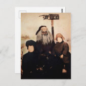 Creepy  Santa Briefkaart (Voorkant / Achterkant)