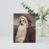 Creepy  Santa Briefkaart (Staand voorkant)