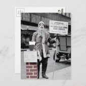 Creepy Santa Christmas Briefkaart (Voorkant / Achterkant)