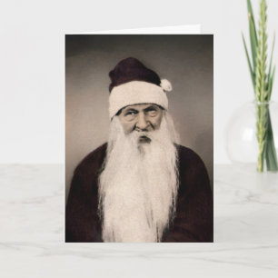  Creepy Santa Claus Holiday Kaart