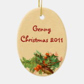 Creepy Santa Claus Ornament (Achterkant)