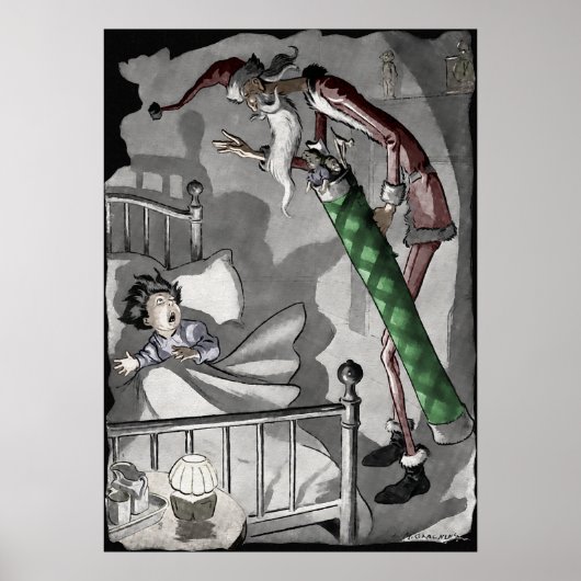 Creepy Santa Poster (Voorkant)