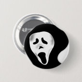 Creepy Scary Screaming Ghosted Ghoul Face Ronde Button 5,7 Cm (Voorkant /achterkant)