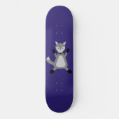 Creepy Schattige Halloween Wolf Skateboard (Voorkant)