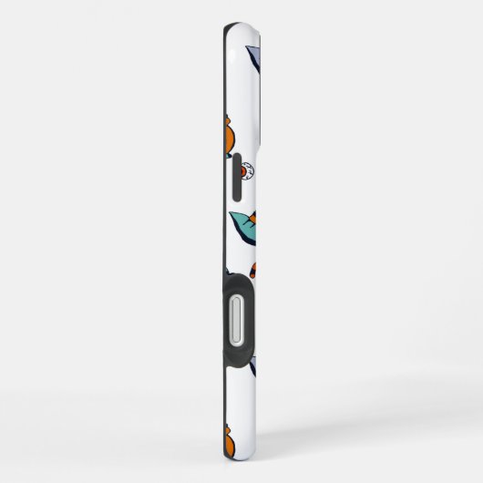 Creepy Schattigee Halloween Witte iPhone Case iPhone Hoesje (Rechterkant)